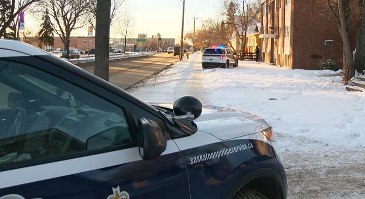 Four people are facing charges after Saskatoon police were called to a possible home invasion on Friday morning.