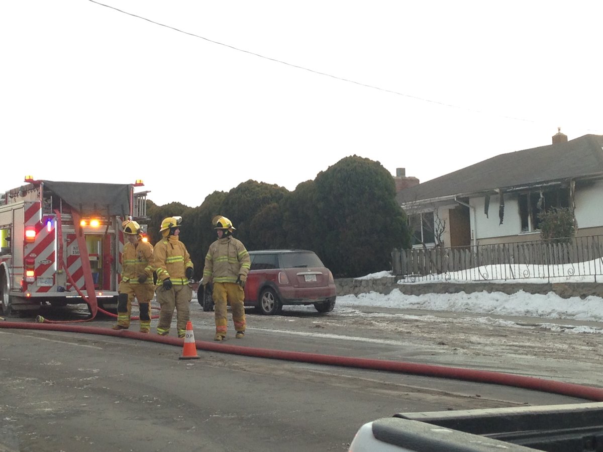 Penticton home badly damaged by fire - image