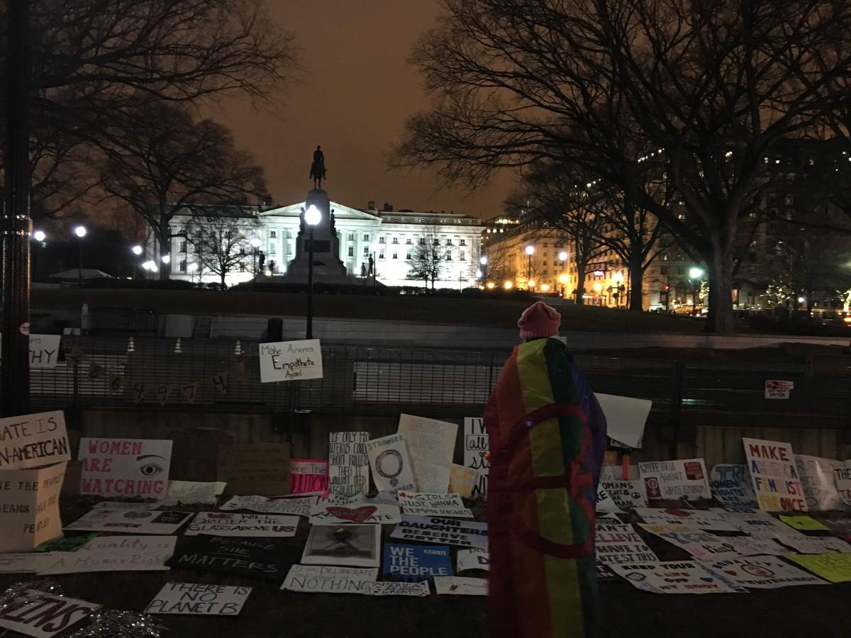 Signs from the Women's March on Washington