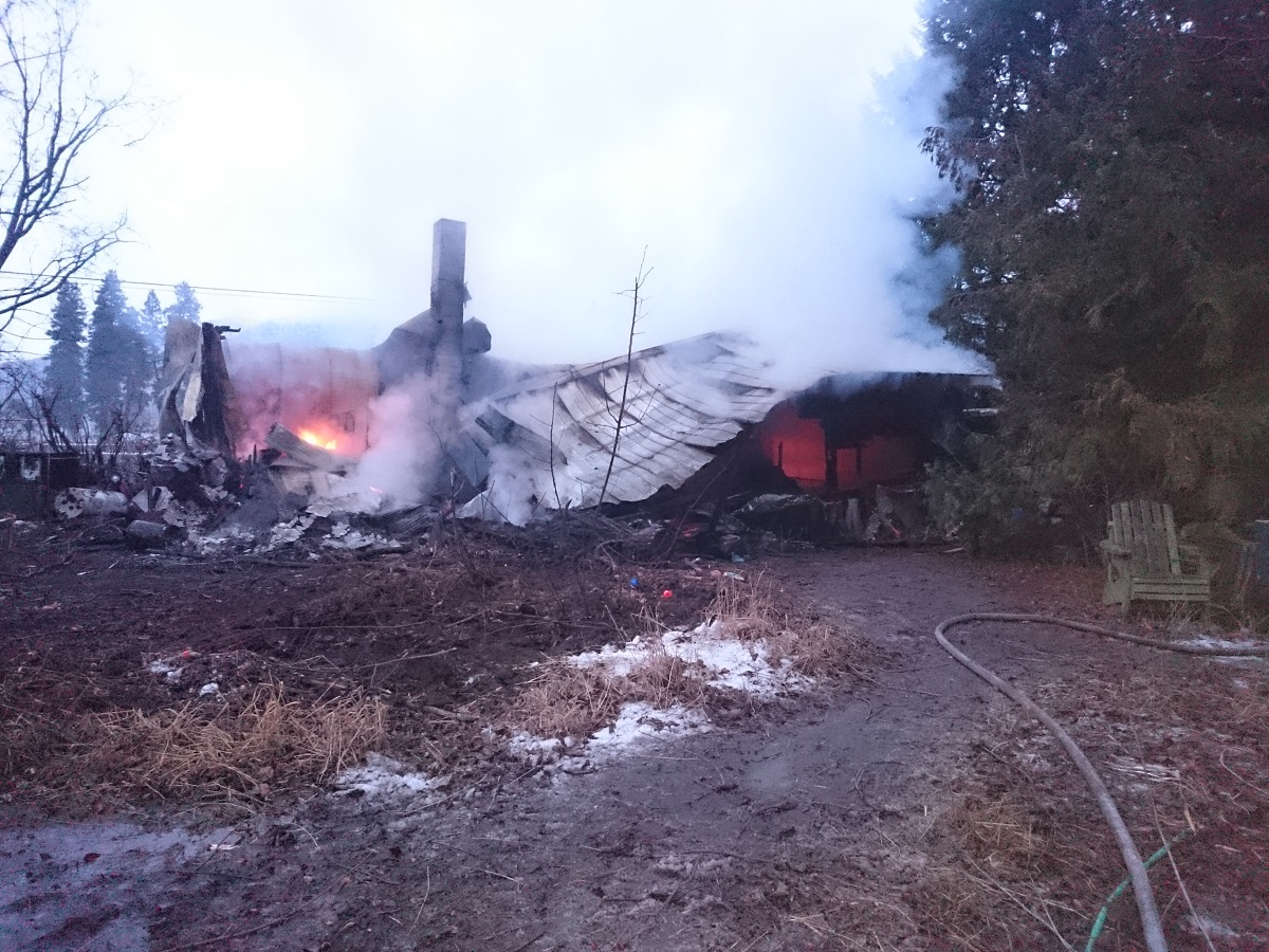 Cawston home destroyed by fire - image