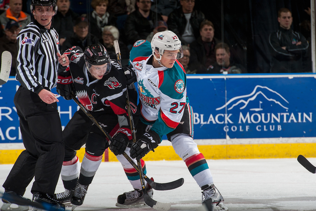 The Moose Jaw Warriors defeated the Kelowna Rockets 3-2 in overtime on Wednesday night at Prospera Place.