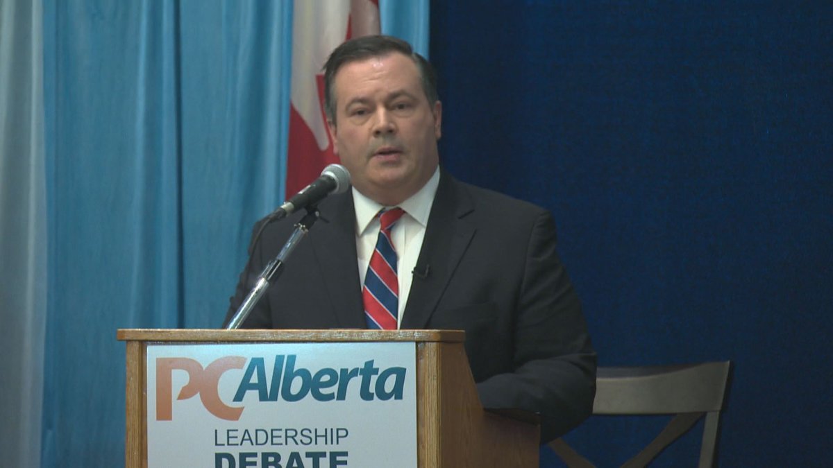 PC leadership hopeful Jason Kenney reacts to news one of his campaign members has been banned from the party.