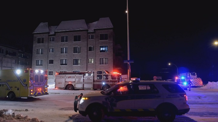 A Laval family of three escaped unscathed from their home overnight after their Christmas tree burst into flames. Friday, Dec. 6, 2017.