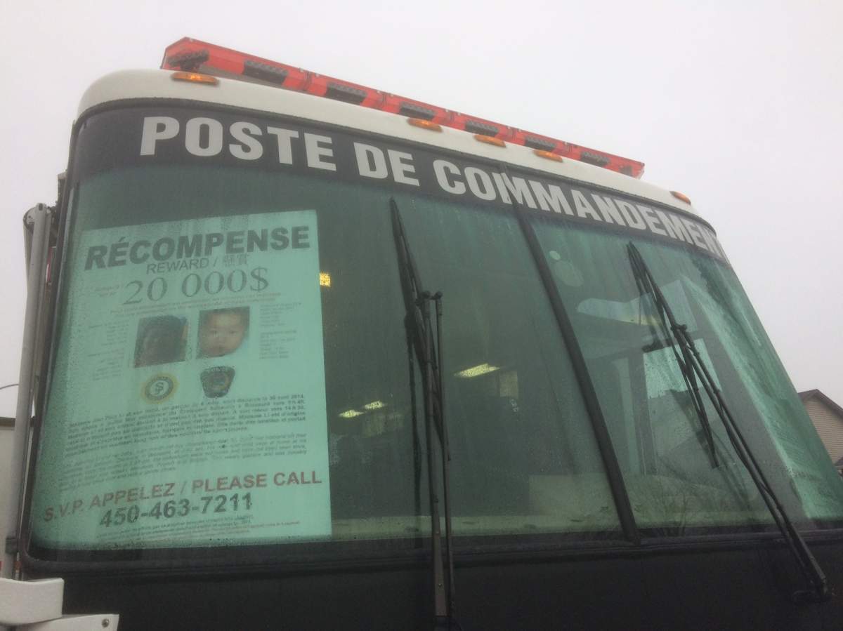 Police in Longueuil are relaunching the investigation into the disappearance of a Brossard mother and her then infant son, Thursday, Jan. 12, 2017.