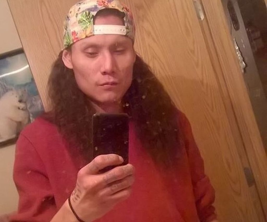 A photo released by RCMP of Lorenzo Bearspaw. 