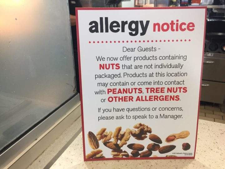 Families with severe food allergies not happy with McDonald’s recent decision - image
