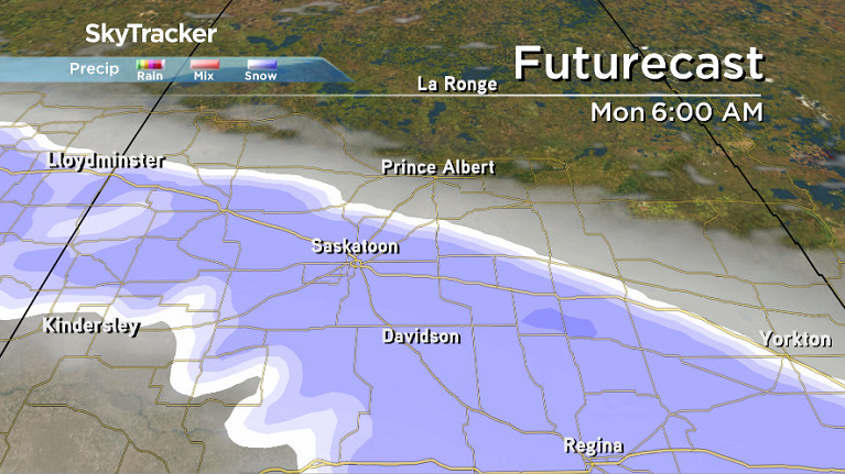 Good chance of snow early next week across the region.
