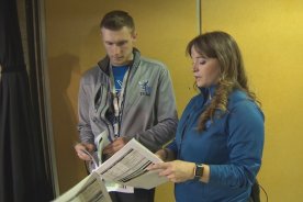 Play video: Behind the scenes with Manitoba Moose promotion team