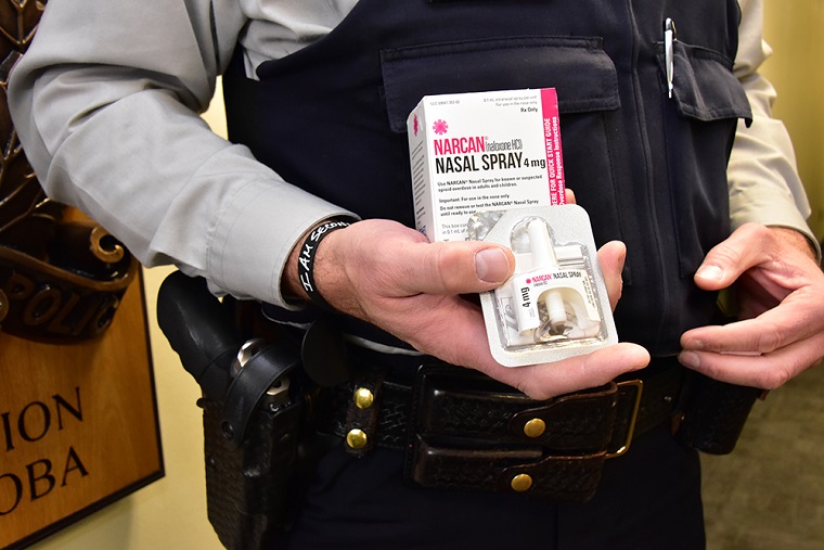 RCMP officers  used naloxone for the first time Jan. 13.