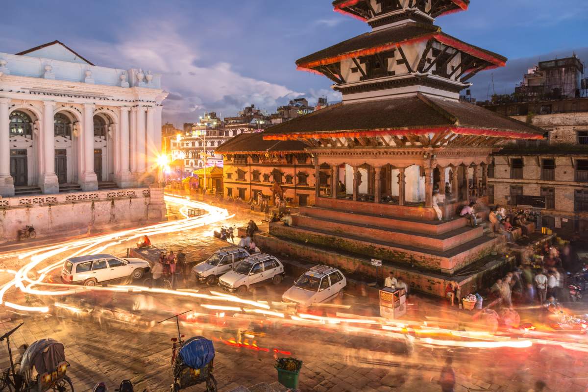Durbar Square in Kathmandu, Nepal.