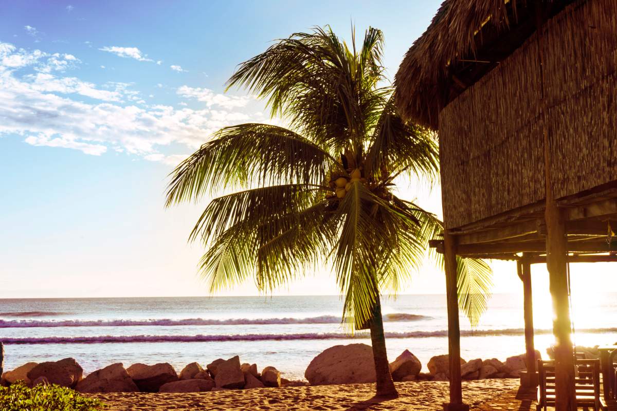 A view from a beach in Nicaragua.
