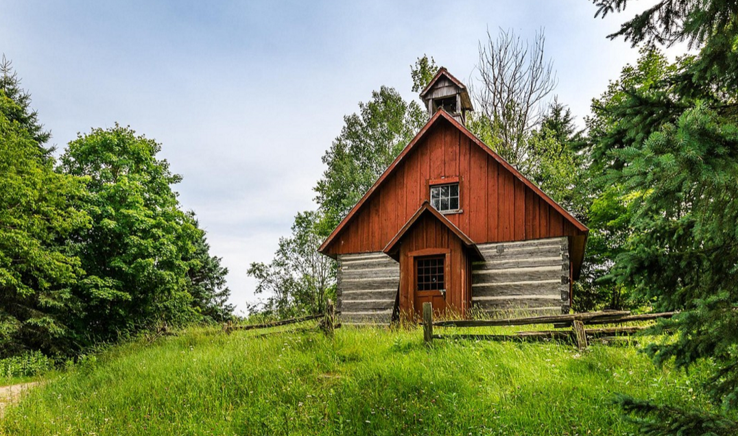 A building at a 19th century-style village in Rawdon, Que., which has been listed for $2.8 million.
