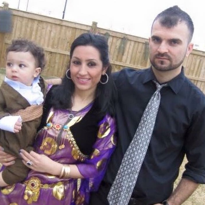 Omar Rahimi and his family.