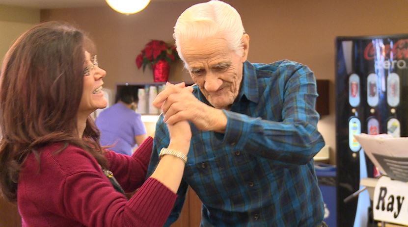 Man dances to Ray Sauer’s show.