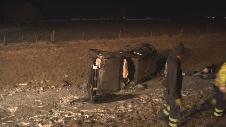 Bernard Wikdahl’s SUV rolled over several times before coming to stop nearly 20 metres from the scene of the crash.