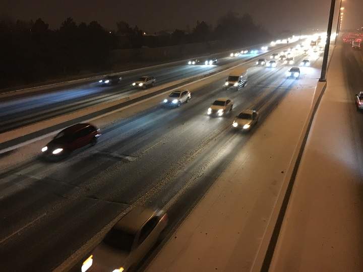 Highway 401 at Warden Avenue on Jan. 10, 2017.