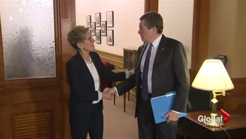 With Ontario Premier Kathleen Wynne rejecting the proposal of Mayor Tory’s road tolls last Friday, both have met this week to discuss the matter. 