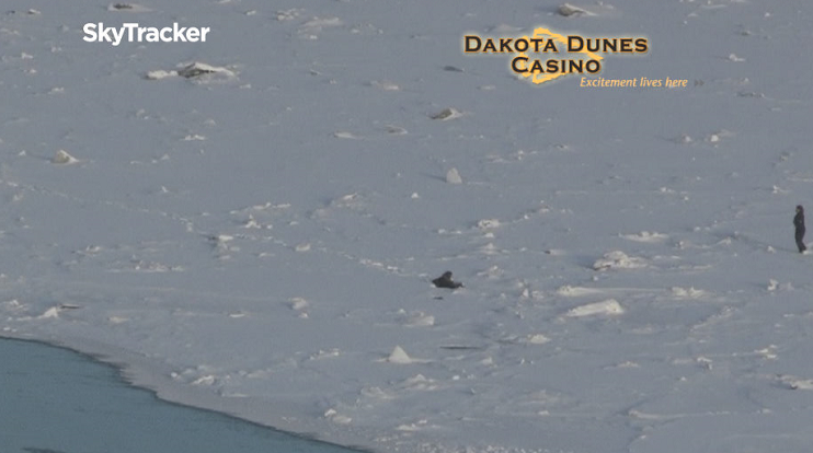 A man is lucky to not have been badly injured after breaking through the ice on the river in Saskatoon.