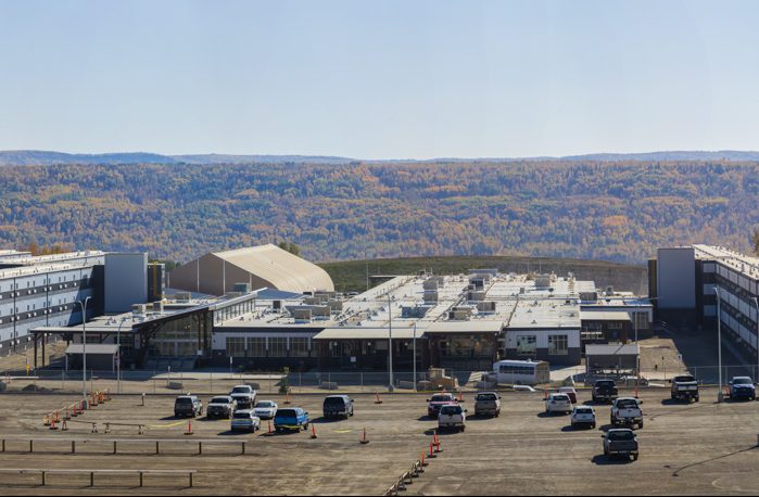 Site C's 1,600-room Two Rivers worker accommodation facility, which currently houses around 700 of the project's over 1,800 workers.