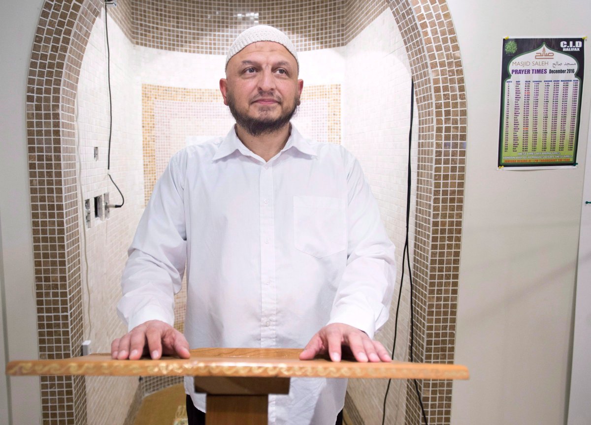 A Nova Scotia imam says his fears of more violence
against mosques were eased this week by a direct call to his home
from the prime minister.
