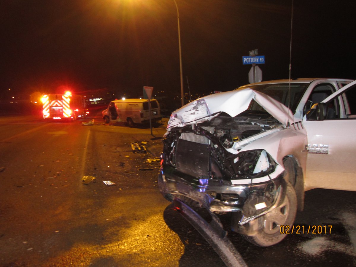 Head-on crash in Vernon - image