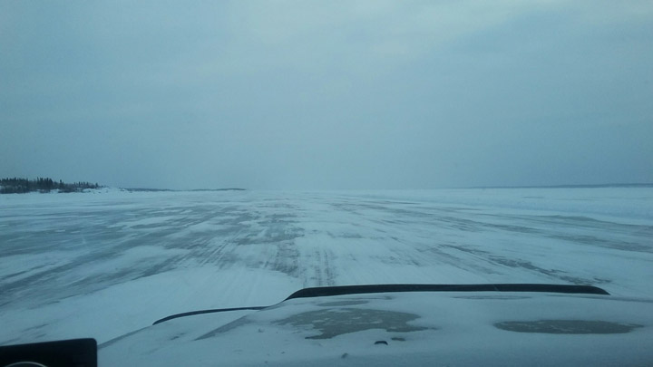 Feb. 21: Archie Adam took this Your Saskatchewan photo of an ice road near Fond-du-Lac.
