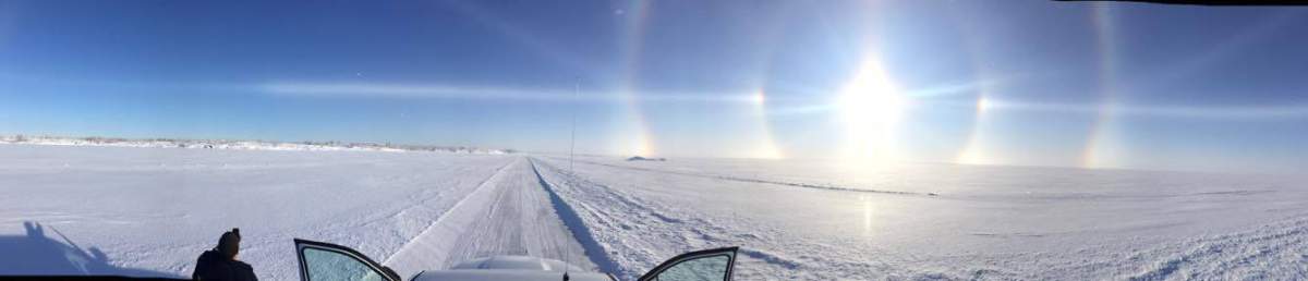 Feb. 23: This Your Saskatchewan photo was taken by Lyndon Dunsworth on the ice road to Fond-du-Lac.