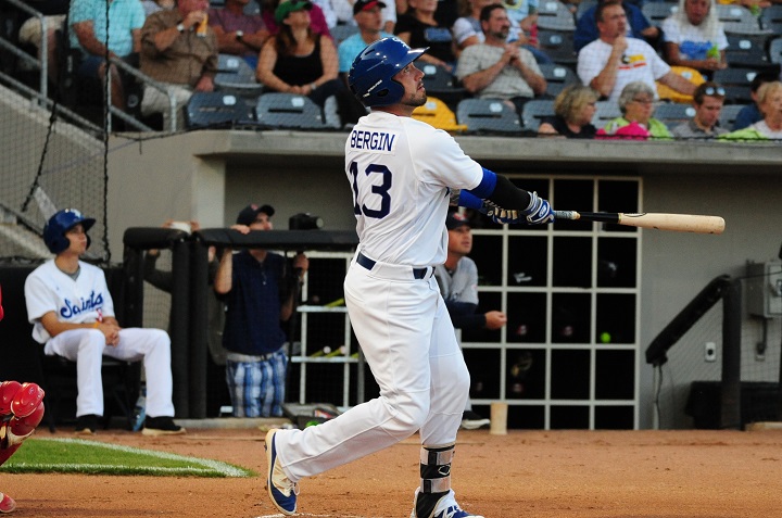 David Bergin finished last season fifth in the American Association with 19 home runs.