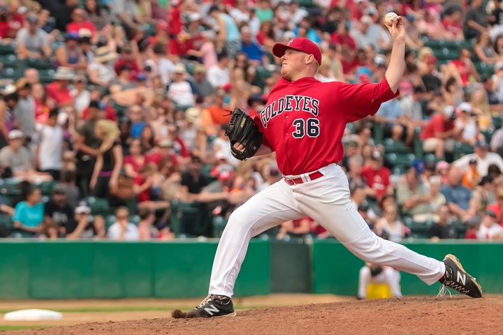 Left-handed pitcher Kyle Anderson was placed on waivers by the Winnipeg Goldeyes following three seasons with the team.