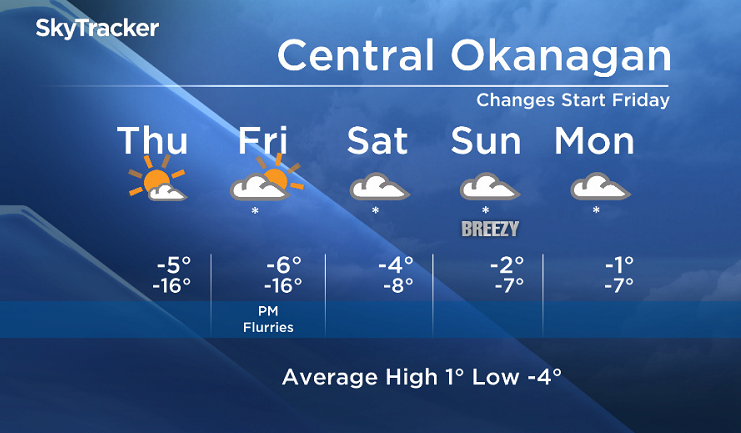 Thursday’s Okanagan forecast - image