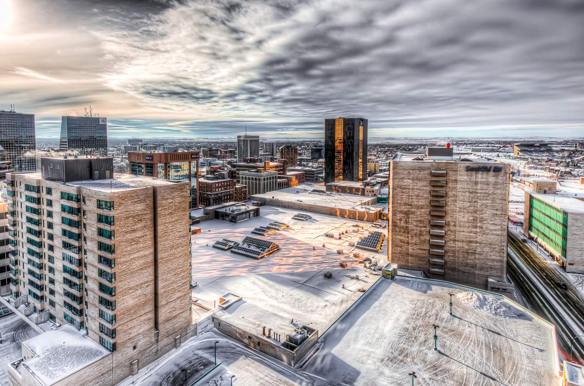 Winter in Regina captured by Paul Newell.