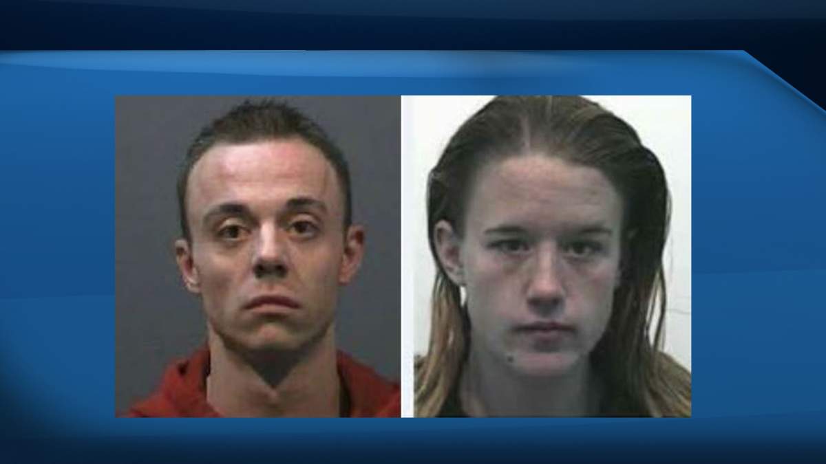 Bradley Zehr (left) and Caitlyn Weimer (right.) .