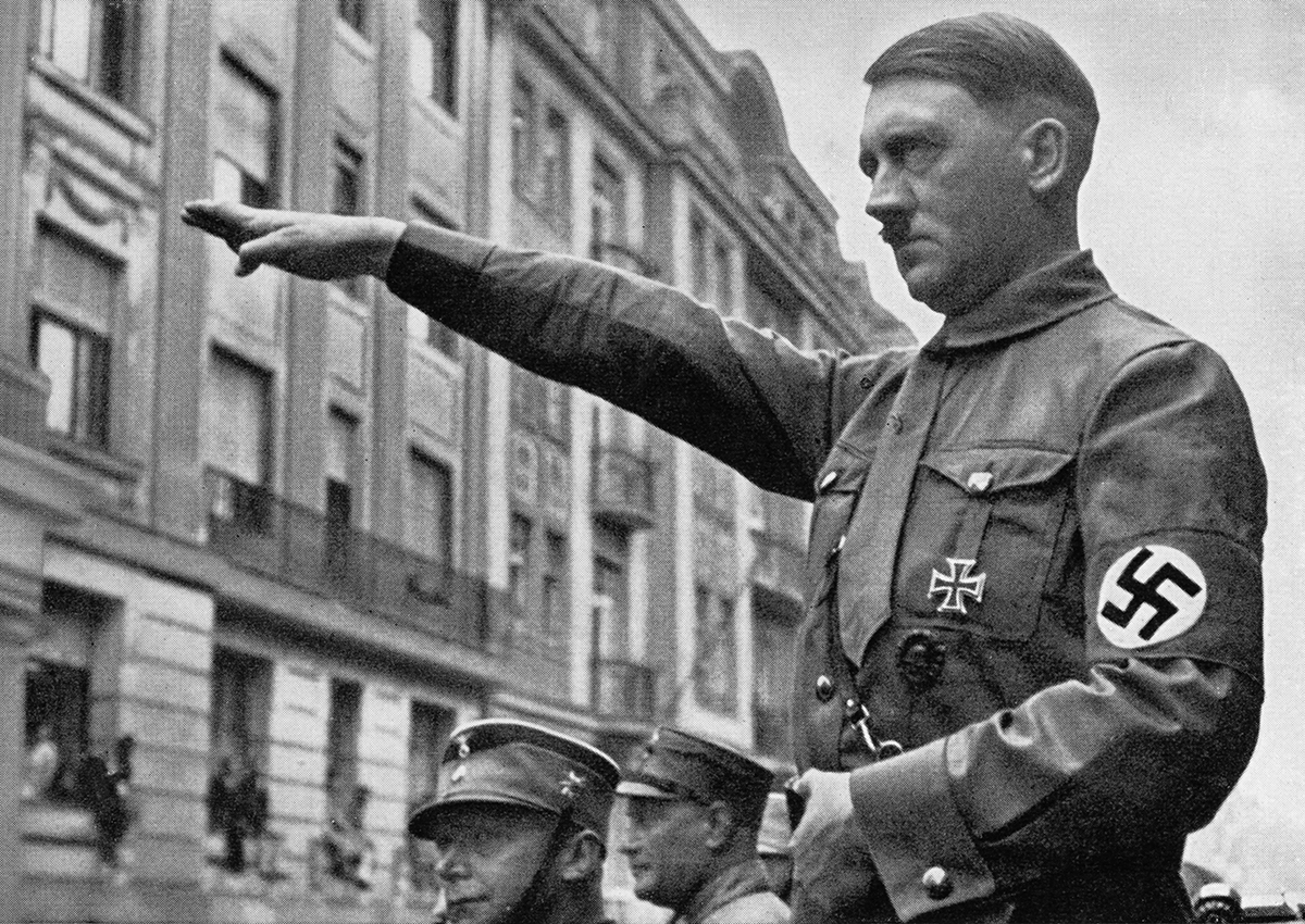Adolf Hitler (1889 - 1945) in Munich in the spring of 1932. 