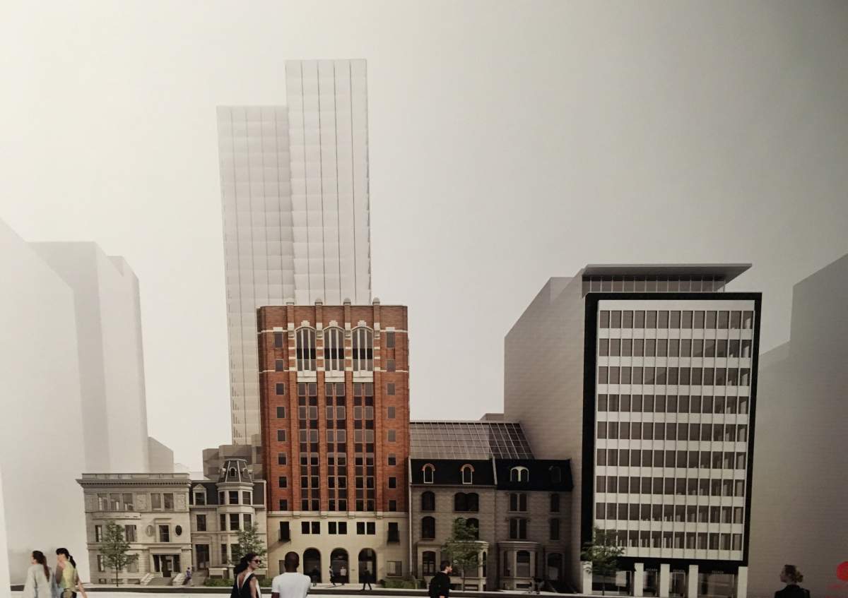 Guy Laliberté's architects' proposal for Maison Alcan.