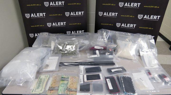 ALERT and RCMP seized an estimated $55, 000 worth of drugs and a vehicle they believe was used to courier drugs in southern Alberta.