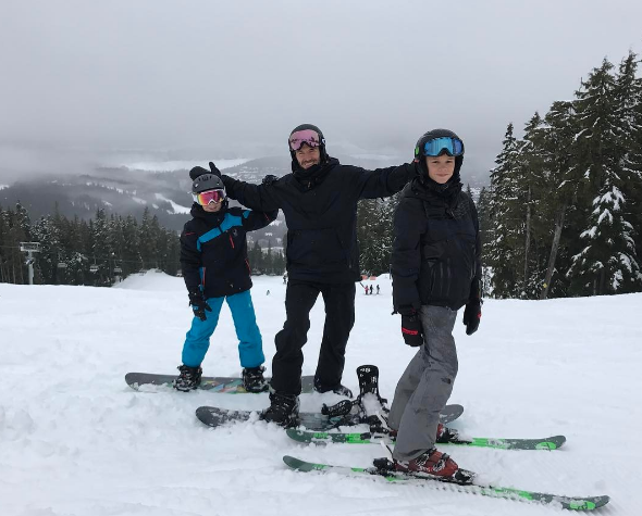 David Beckham hits the slopes with family in ‘beautiful’ Whistler - image