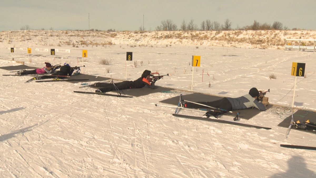 Aspiring biathletes had the opportunity to try out the sport at Qu'Appelle Valley's Nordic Ski Club on Sunday.