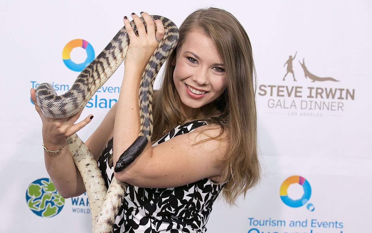 Bindi Irwin arrives for the Steve Irwin Gala Dinner at JW Marriott Los Angeles at L.A. LIVE on May 21, 2016 in Los Angeles, California. 