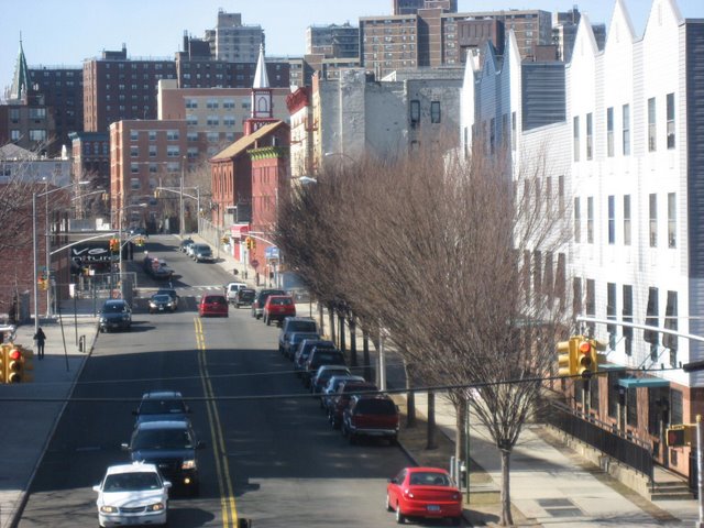 A street in the Bronx area of New York City.