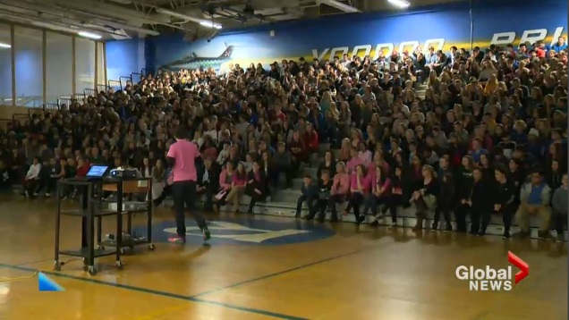 Big boost for Kelowna school and pink shirt day ...
