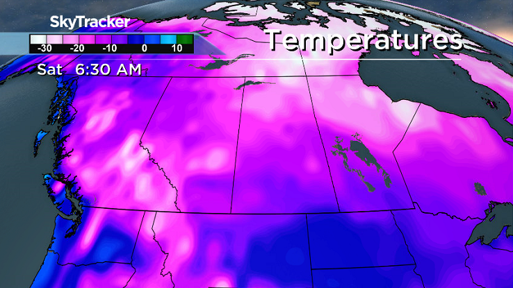 Morning temperatures are expected to drop into the mid-minus teens this weekend.