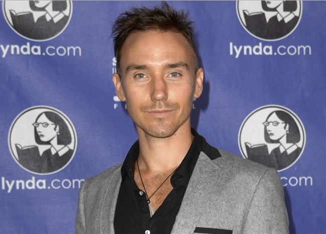 FILE - This Jan. 25, 2013 file photo shows Canadian filmmaker Rob Stewart at the Modern Master Award Ceremony at the Santa Barbara International Film Festival in Santa Barbara, Calif.