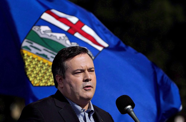 Alberta Conservative MP Jason Kenney speaks to media as he begins the Unite Alberta Truck Tour, in Edmonton in an August 1, 2016, file photo. A last-ditch attempt to get Kenney kicked out of the Alberta Progressive Conservative leadership race has failed. 