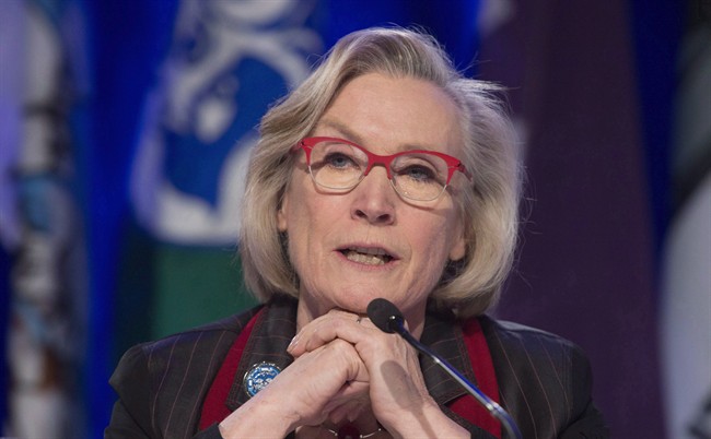 Indigenous and Northern Affairs Minister Carolyn Bennett responds to a question during a session at the AFN Special Chiefs assembly in Gatineau, Wednesday December 7, 2016. 