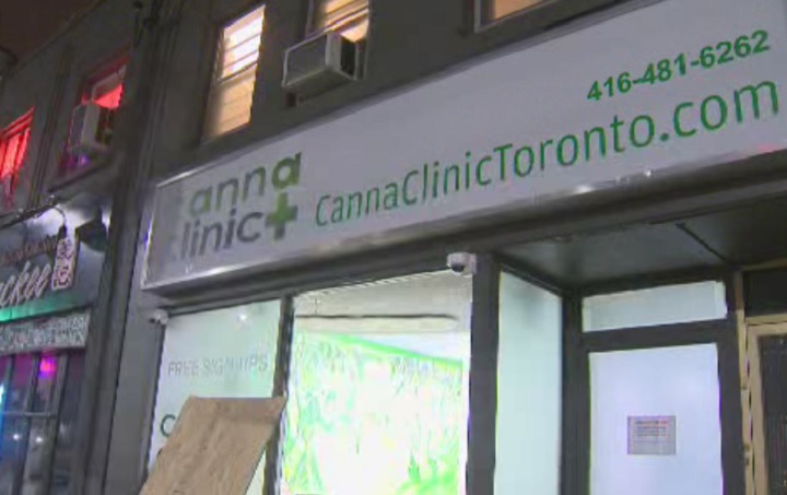 Canna Clinic at 527 Eglinton Ave. W. was targeted by thieves on Feb. 15, 2017.