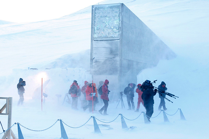 Official opening of the Global Seed Vault in Svalbard, Norway.