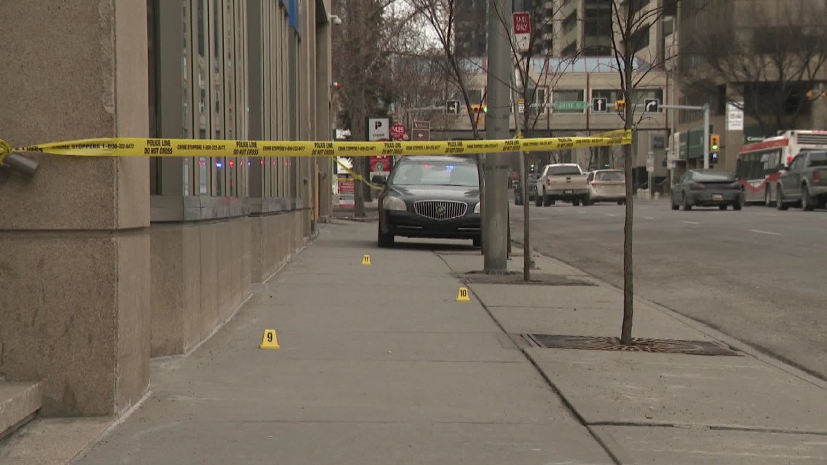 Officers were called to 5 Avenue and Centre Street southwest Saturday. 