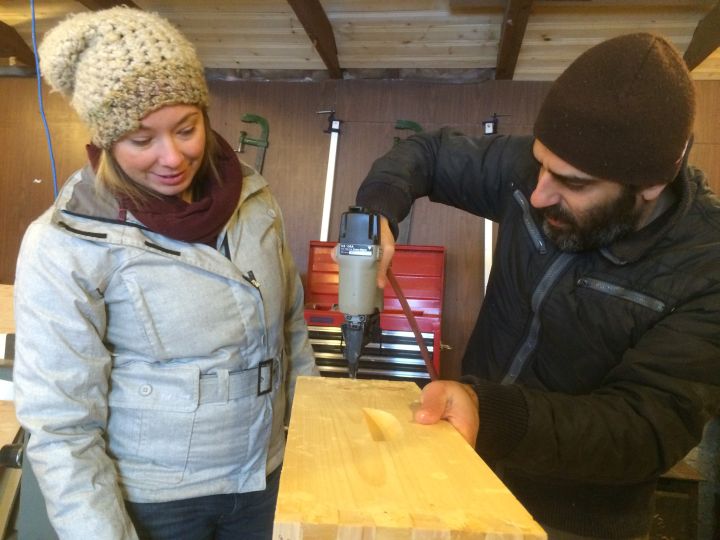 Eliese Watson with Ghaiss Hajj