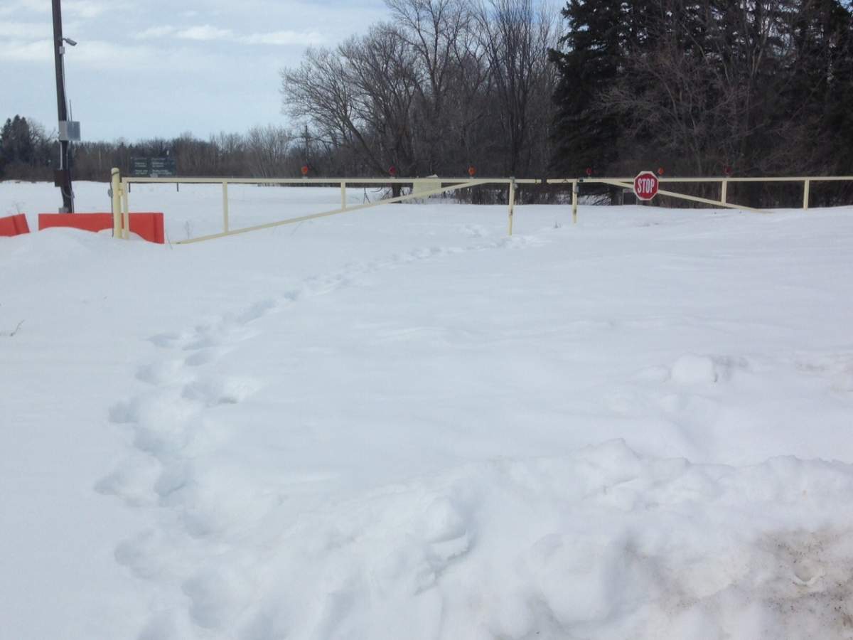 The US/Canada border where many refugees have made a dangerous journey crossing into Canada.
