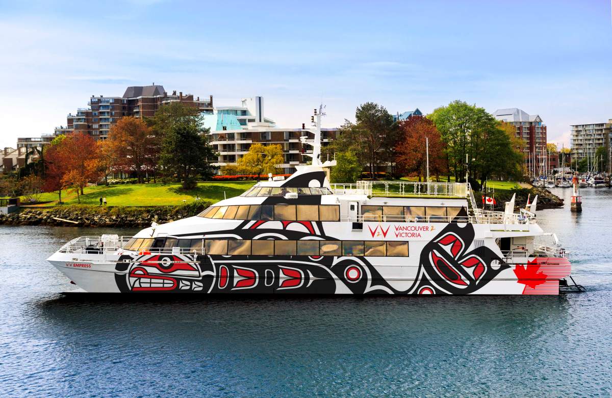 The V2V Empress ran between Vancouver and Victoria from 2017-2019.